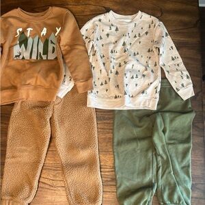 2 Garanimals Boys 4t Stay Wild Tree Outfits